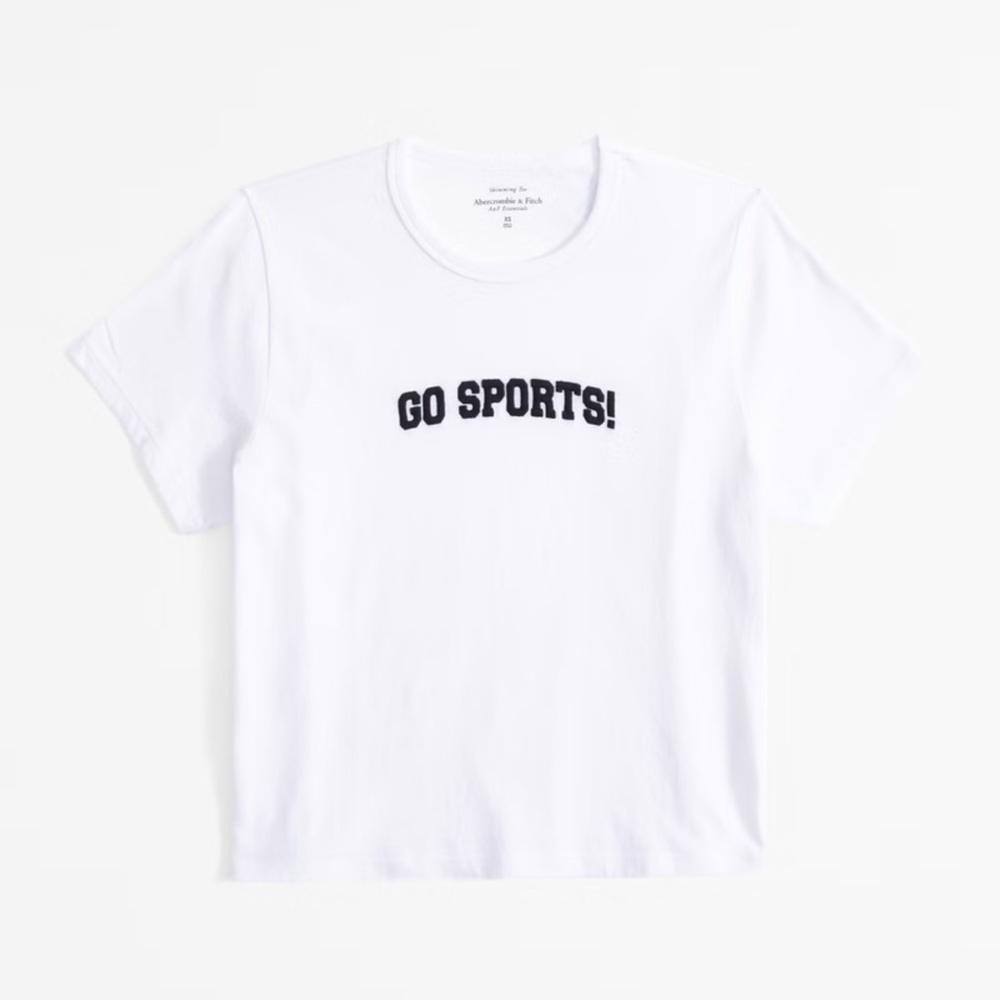 Abercrombie and Fitch Short-Sleeve Go Sports Graphic Skimming Tee Size Small